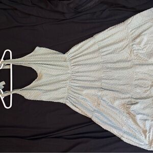 Light Blue/Green Spaghetti Strap Dress